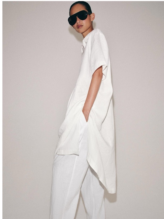 Zara Dresses & Skirts - ❗️LAST CHANCE❗️ZARA ZW COLLECTION LINEN SHIRTDRESS